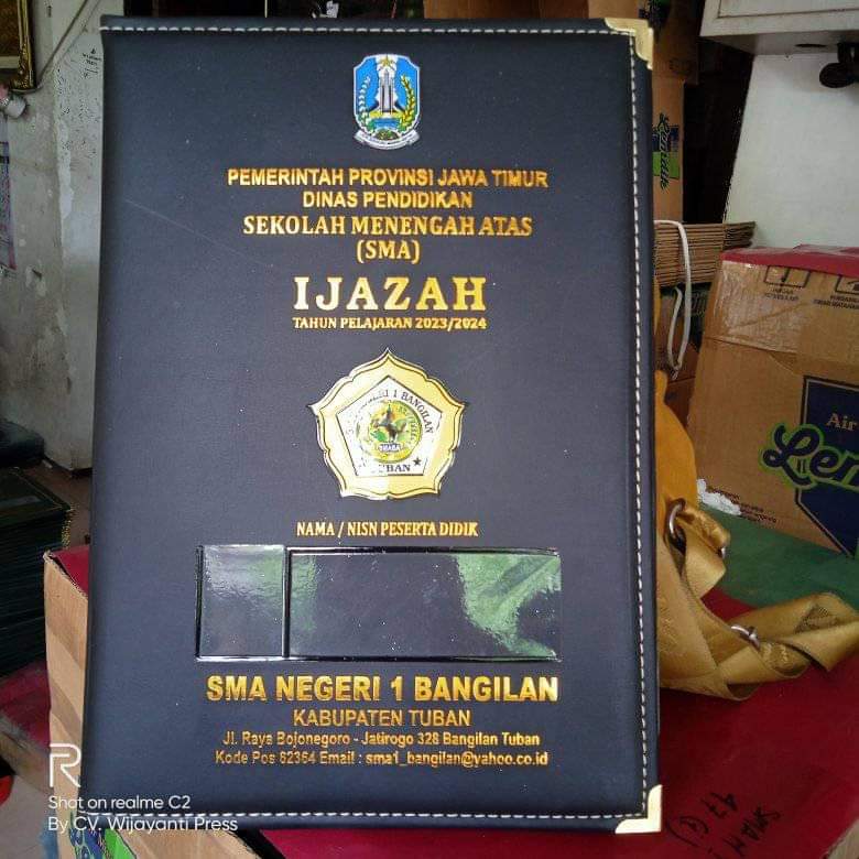 Jasa Cetak Sampul Ijazah dan Rapor TK, SD, SMP dan SMA Di Makassar